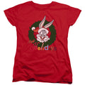 Looney Tunes Holiday Bunny Womens T-Shirt