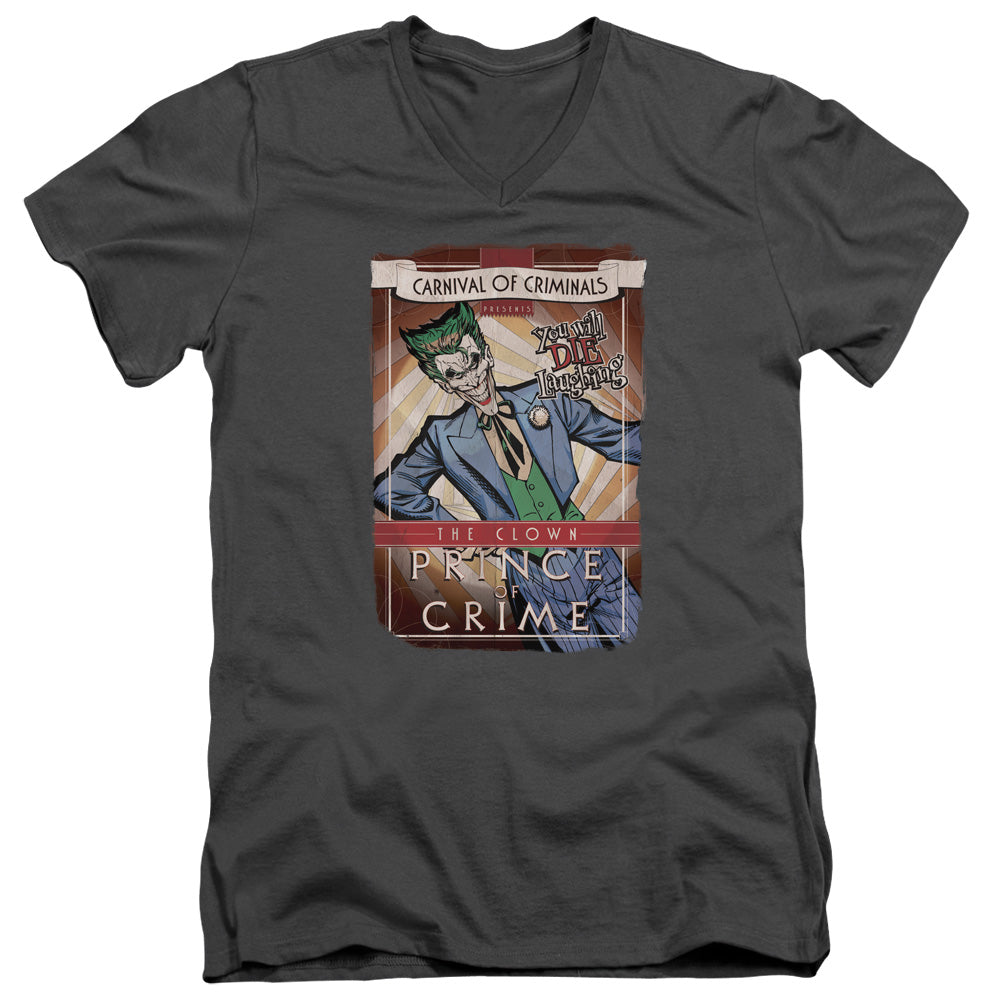 Batman Clown Prince V-Neck T-Shirt