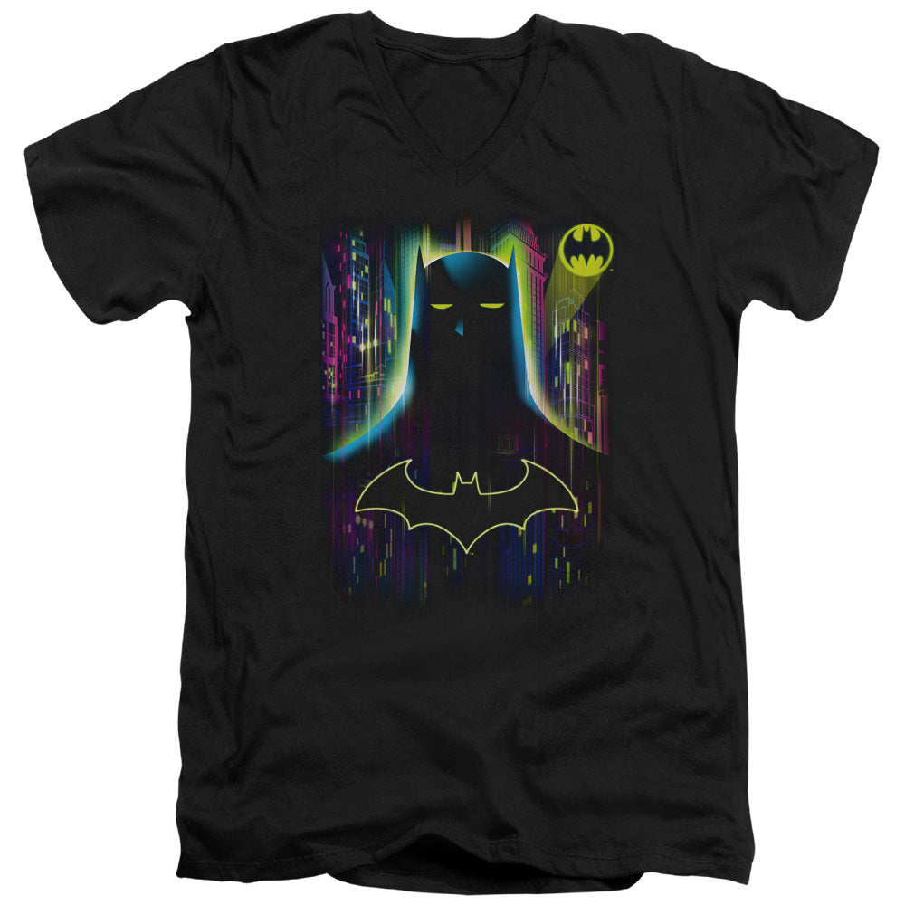 Batman Knight Lights V-Neck T-Shirt