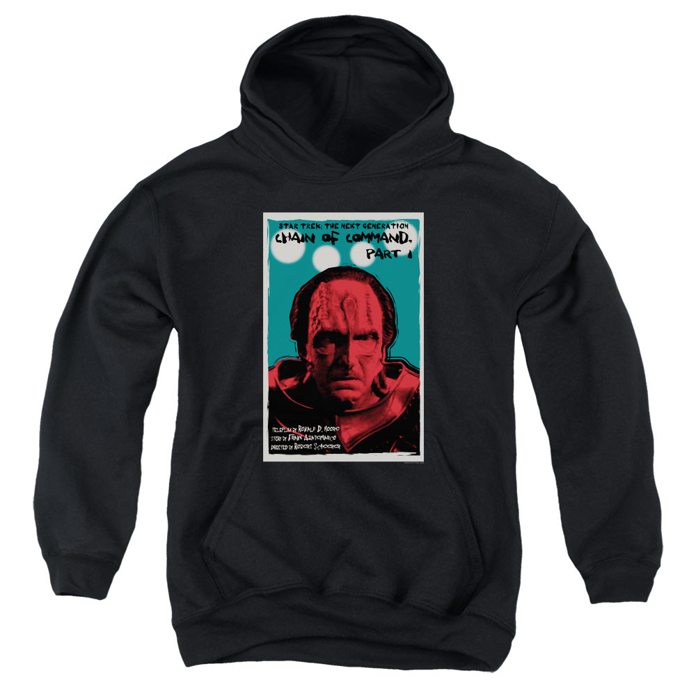 Star Trek Chain of Command Part I Black Youth Hoodie