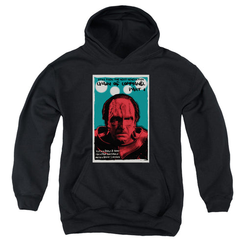 Star Trek Chain of Command Part I Black Youth Hoodie