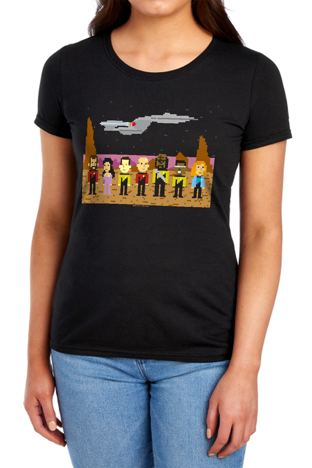Star Trek TNG Trexel Crew Womens T-Shirt