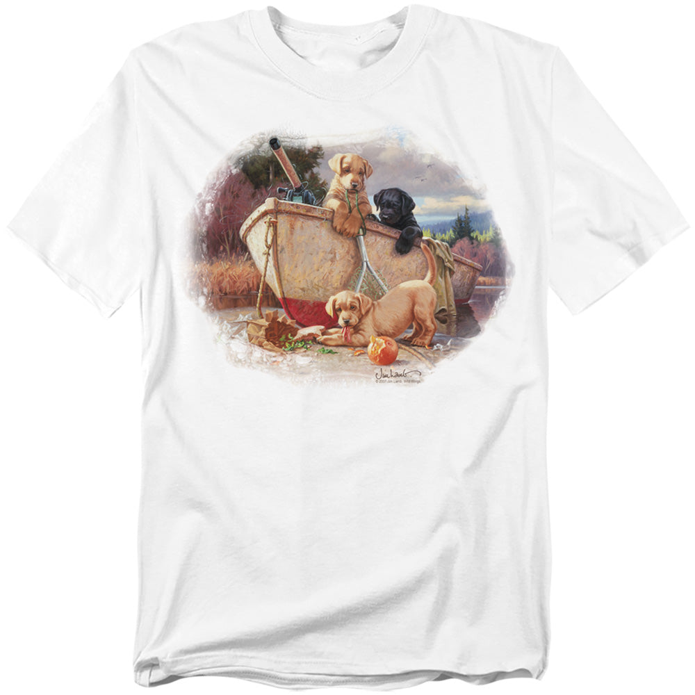 Wild Wings Lunch Break Lab Pups T-Shirt