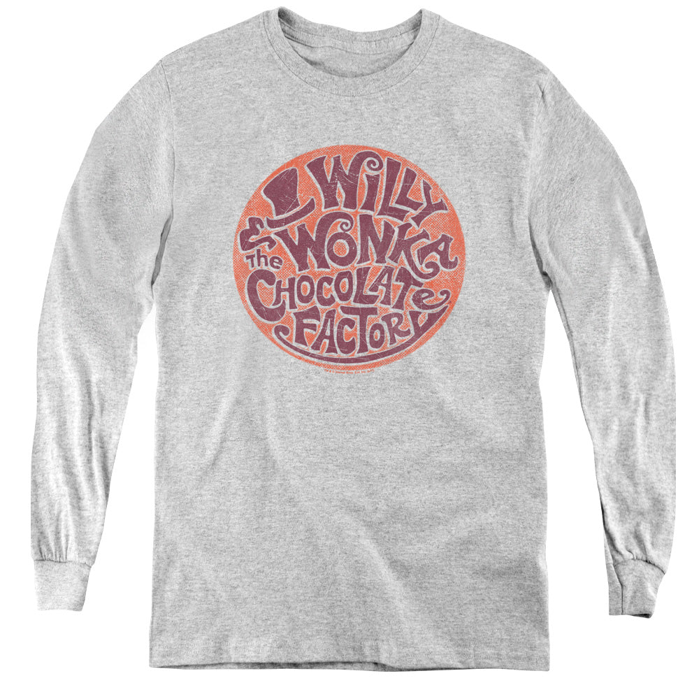Willy Wonka & the Chocolate Factory Circle Logo Youth Long Sleeve T-Shirt
