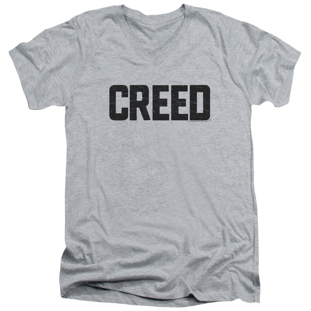 Creed Cracked Logo V-Neck T-Shirt
