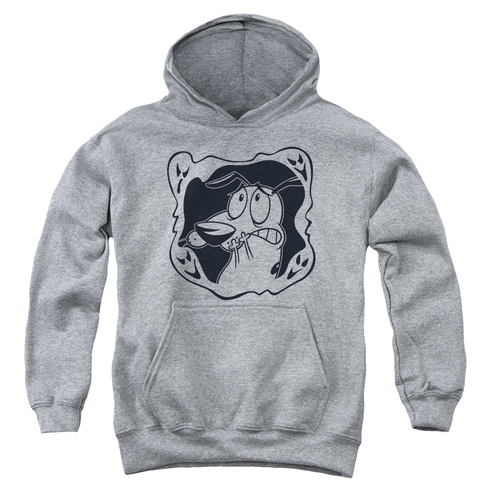 Courage the Cowardly Dog Ghost Frame Youth Hoodie