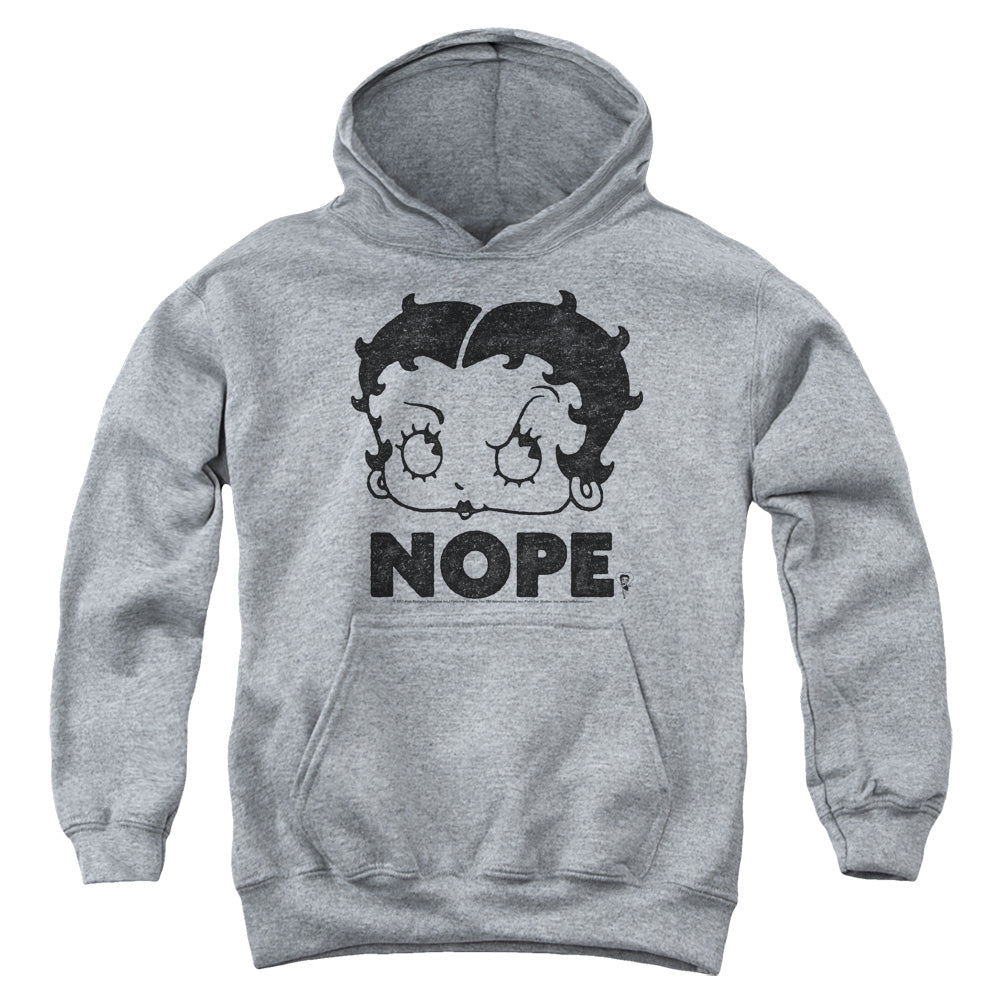 Betty Boop Boop Nope Youth Hoodie