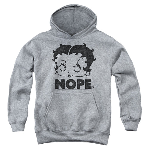 Betty Boop Boop Nope Youth Hoodie