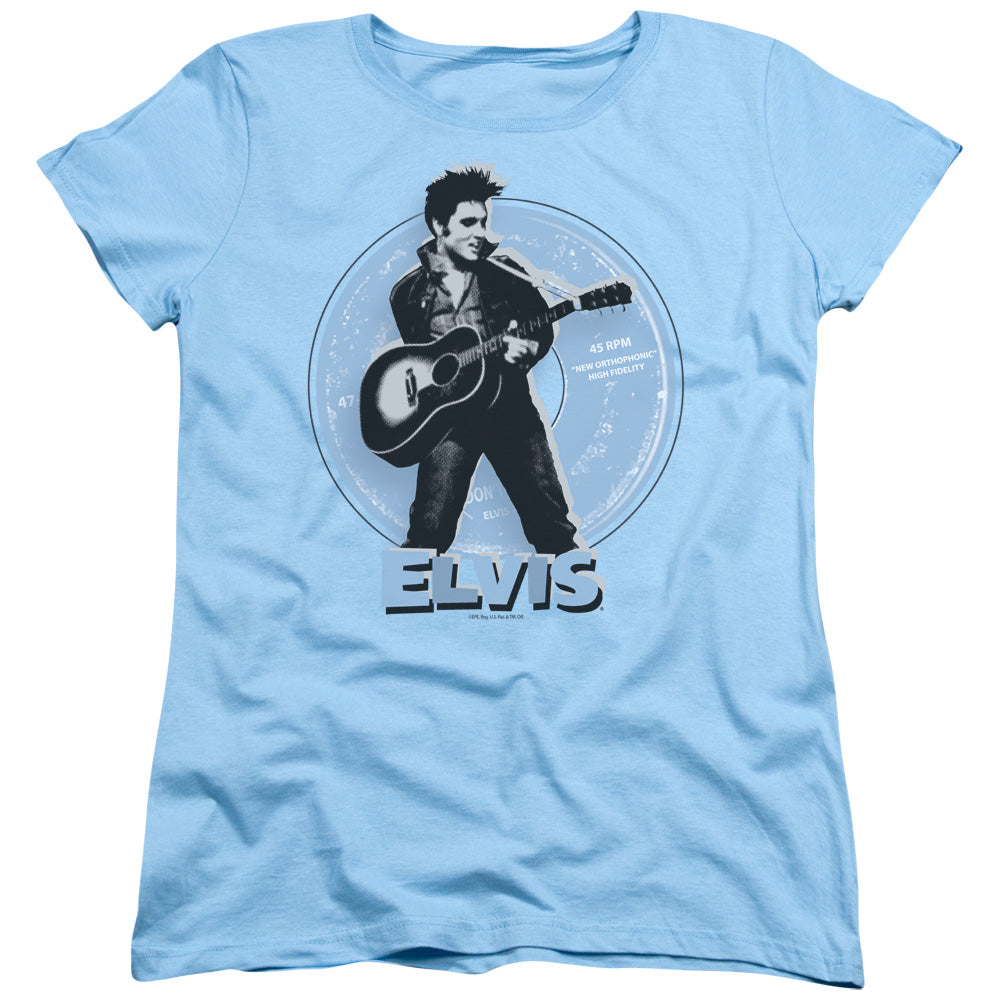 Elvis Presley 45 Rpm Womens T-Shirt