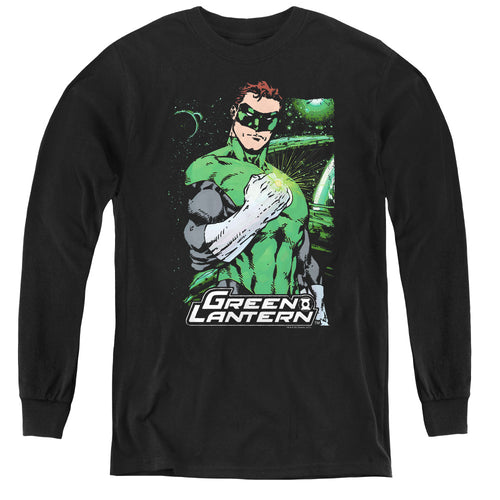 Justice League Fist Flare Youth Long Sleeve T-Shirt