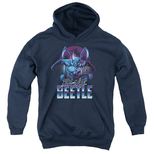Blue Beetle City Protector Youth Hoodie