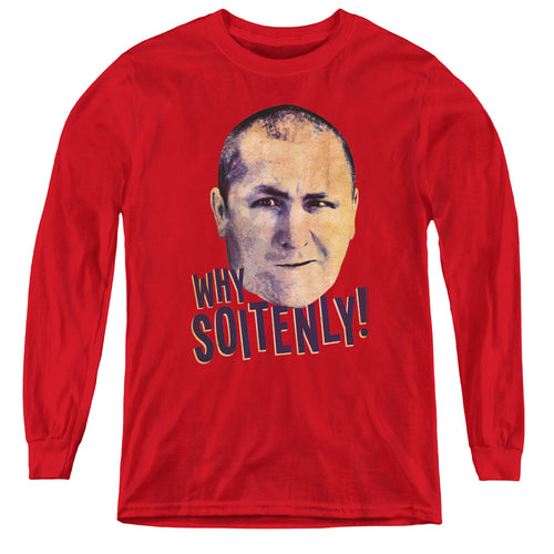 The Three Stooges Why Soitenly Youth Long Sleeve T-Shirt