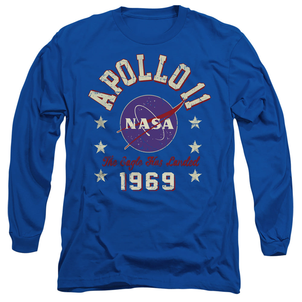 NASA The Eagle Has Landed Royal Long Sleeve T-Shirt