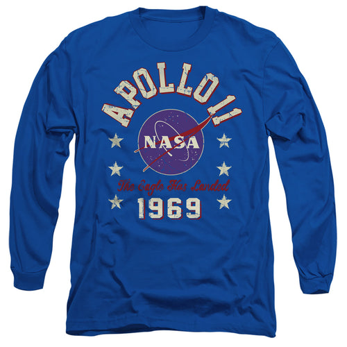 NASA The Eagle Has Landed Royal Long Sleeve T-Shirt