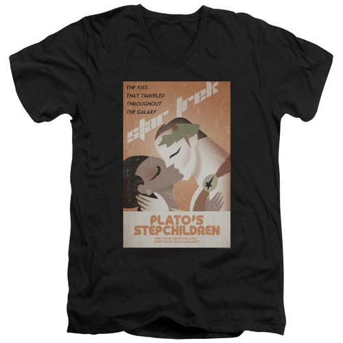 Star Trek Juan Ortiz Plato's Stepchildren Black V-Neck T-Shirt