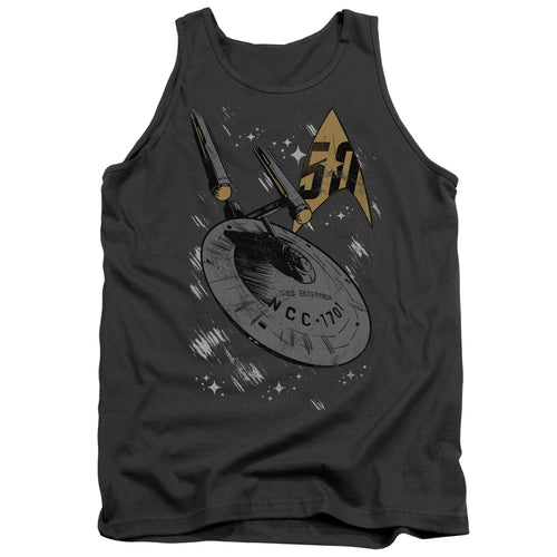 Star Trek Enterprise Dash 50th Tank Top