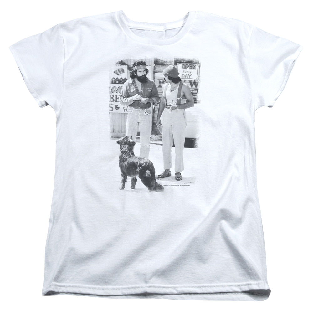 Cheech and Chong Cheech Chong Dog Womens T-Shirt