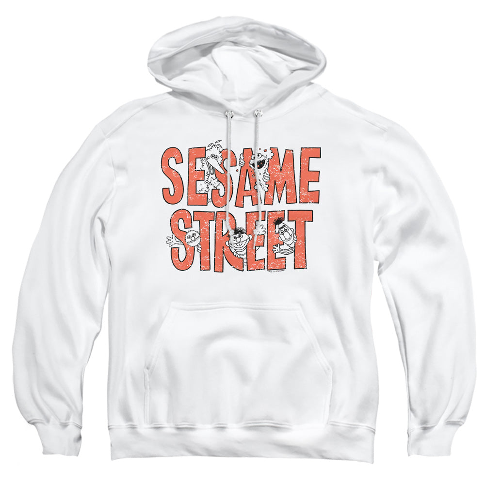 Sesame Street In Letters Pullover Hoodie