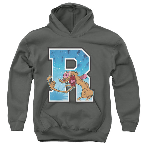 Ren and Stimpy R Is for Ren Youth Hoodie
