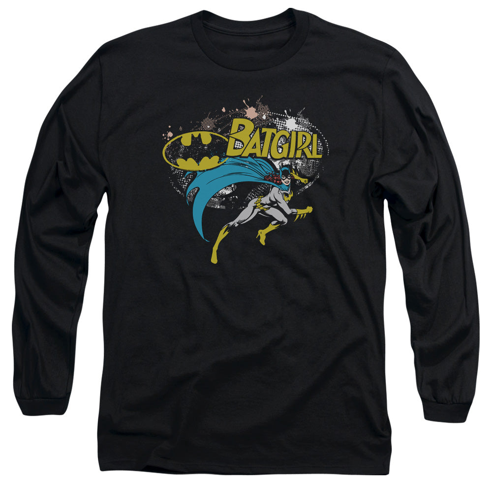 Batman Batgirl Halftone Long Sleeve T-Shirt