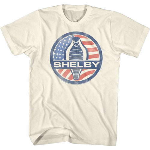 Flag Logo Carroll Shelby t-shirt in natural