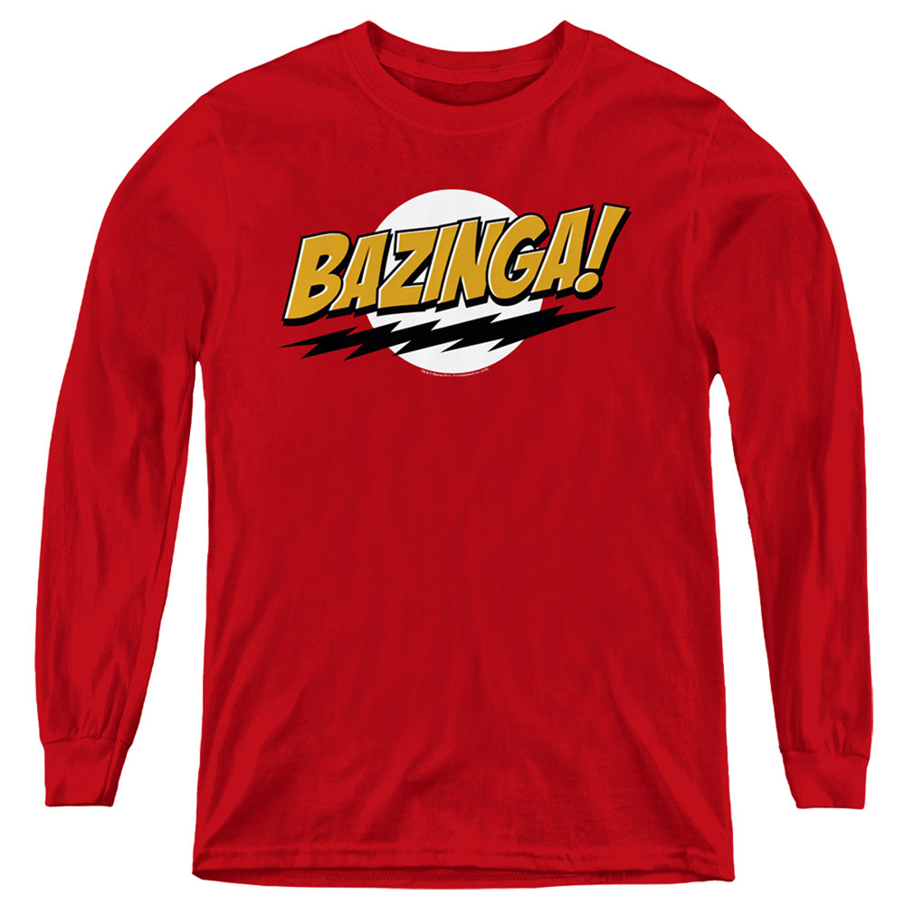 Big Bang Theory Bazinga Youth Long Sleeve T-Shirt