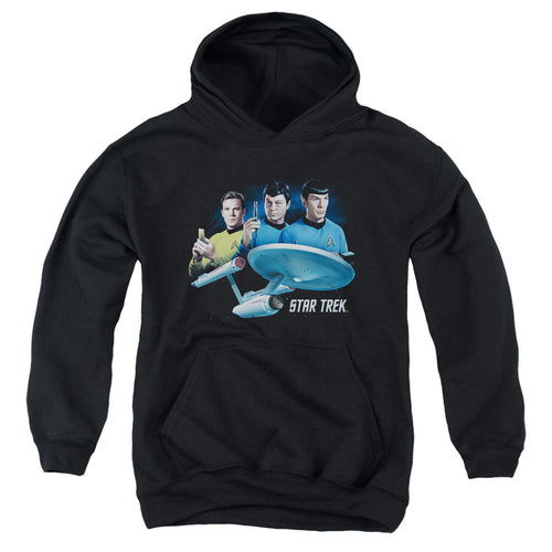 Star Trek The Main Three Youth Hoodie