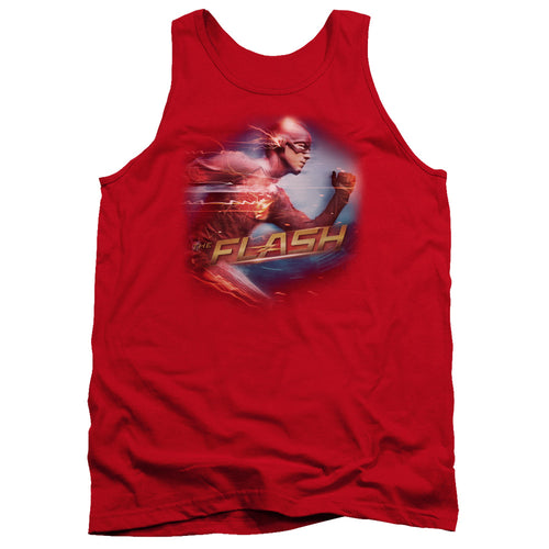 The Flash Fastest Man Red Tank Top