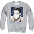 Elvis Presley Blue Sparkle Crewneck Sweatshirt