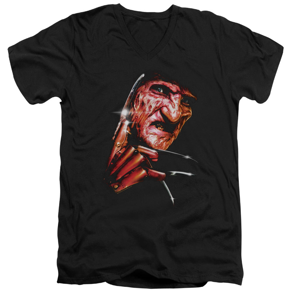 A Nightmare on Elm Street Freddy's Face V-Neck T-Shirt