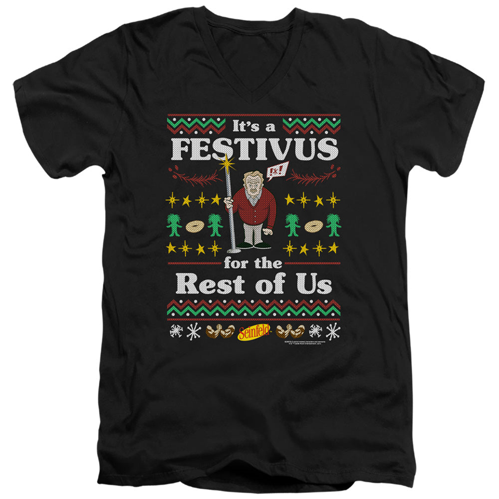 Seinfeld A Festivus for the Rest of Us V-Neck T-Shirt
