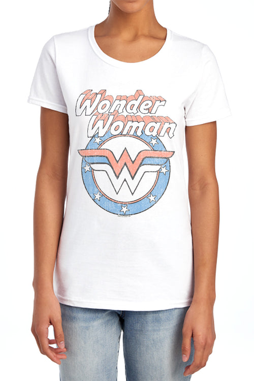 Wonder Woman Faded Wonder Womens T-Shirt