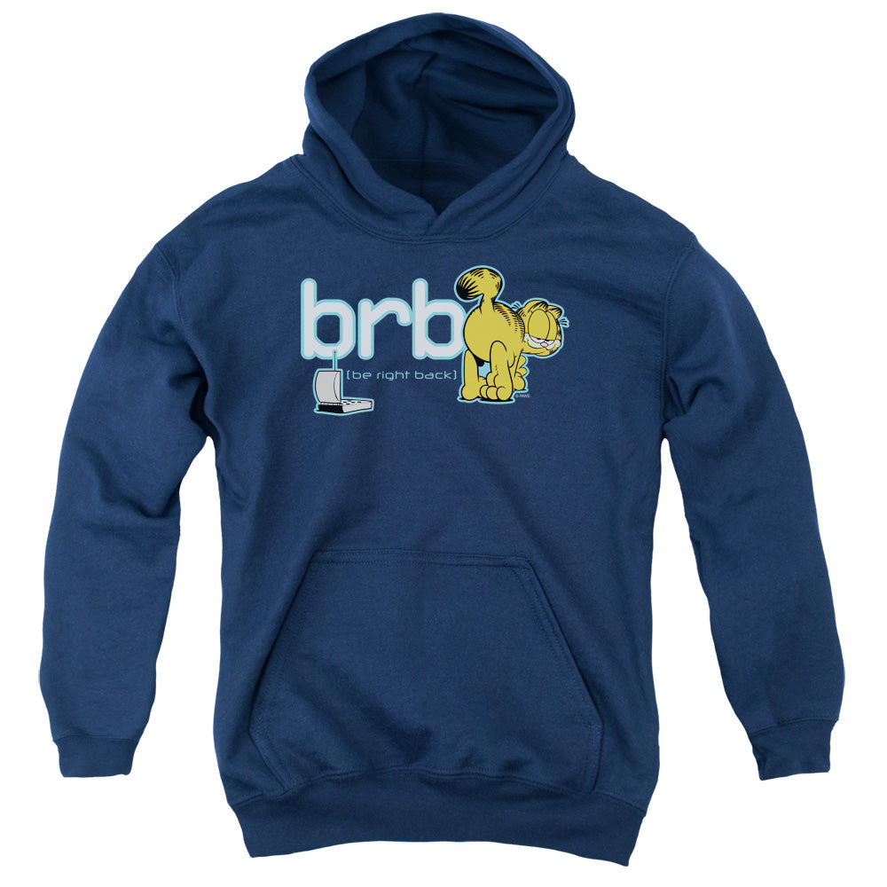 Garfield Be Right Back Youth Hoodie