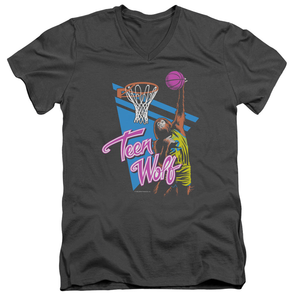 Teen Wolf Slam Dunk V-Neck T-Shirt