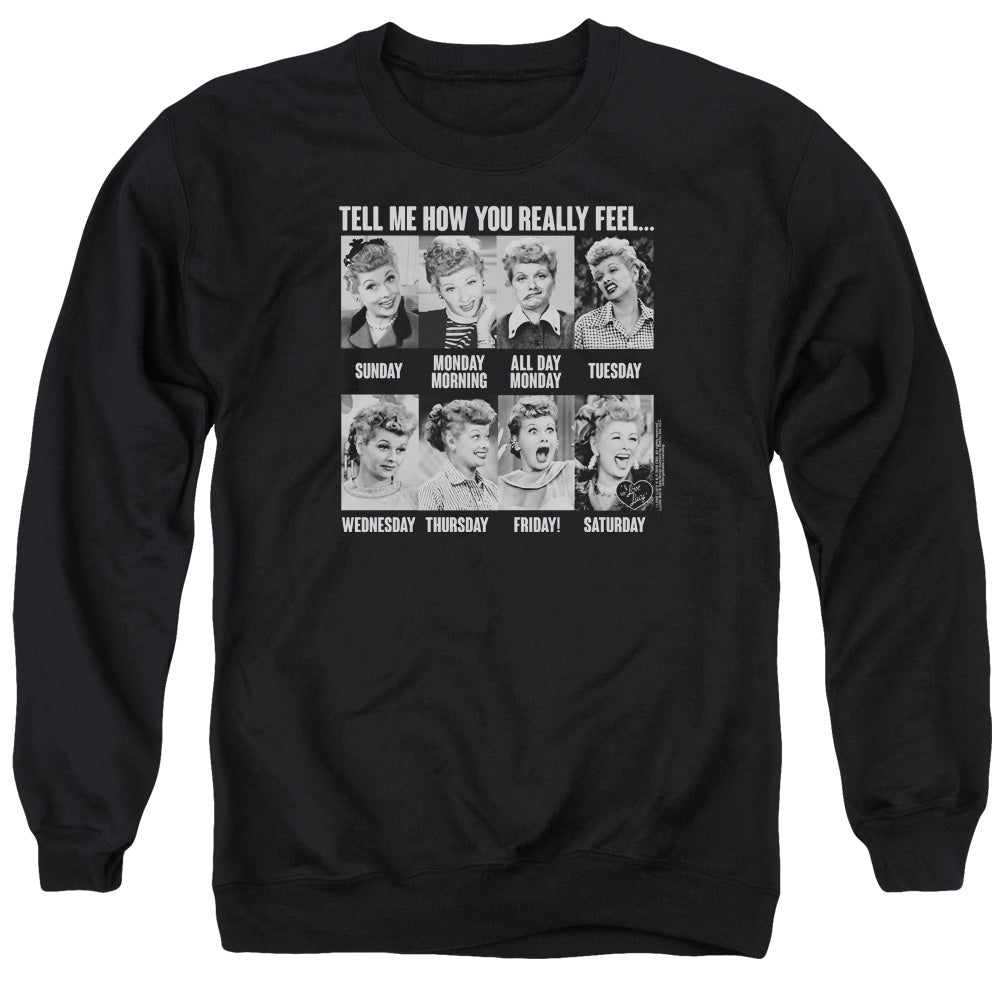 I Love Lucy 8 Days A Week Crewneck Sweatshirt