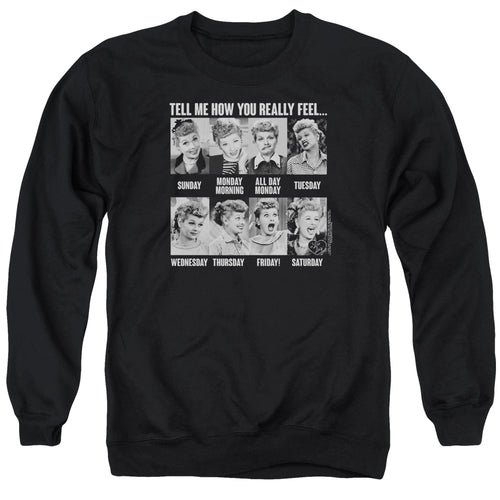 I Love Lucy 8 Days A Week Crewneck Sweatshirt