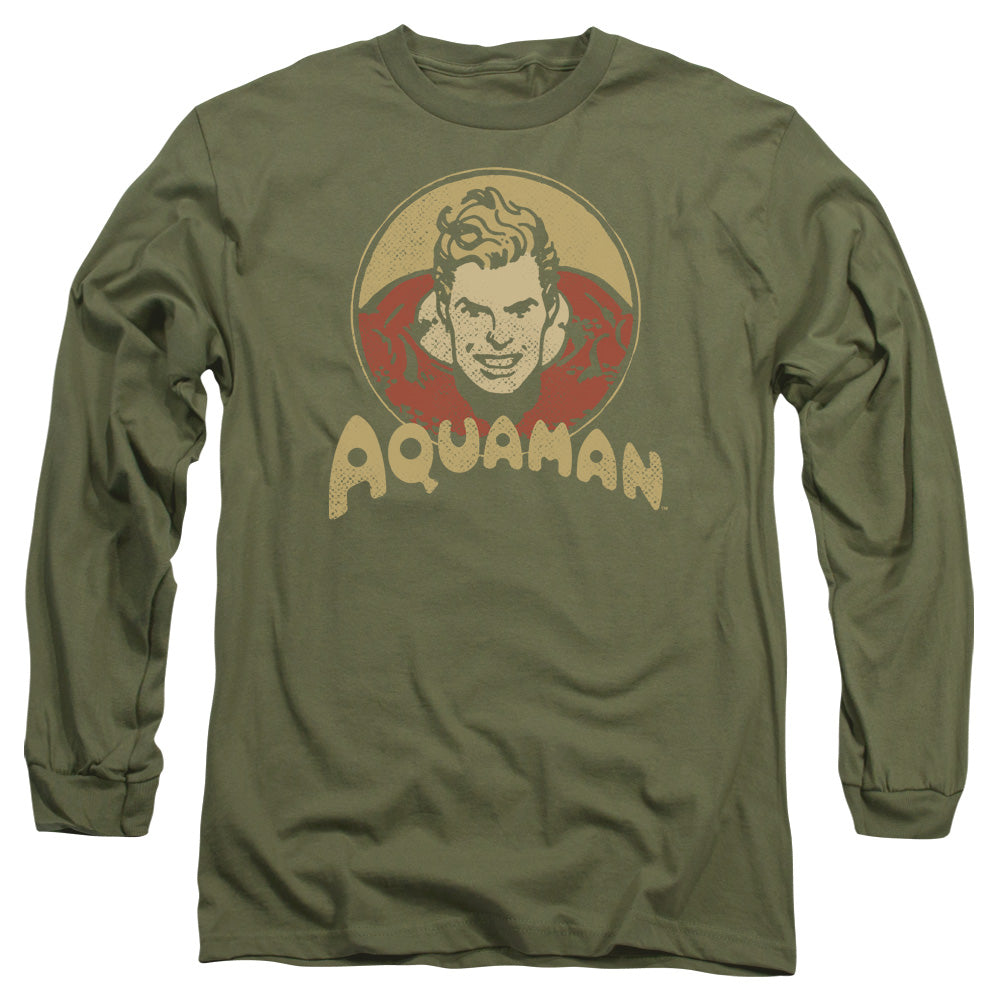 DC Comics Aqua Circle Long Sleeve T-Shirt