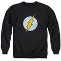 The Flash Flash Neon Distress Logo Crewneck Sweatshirt