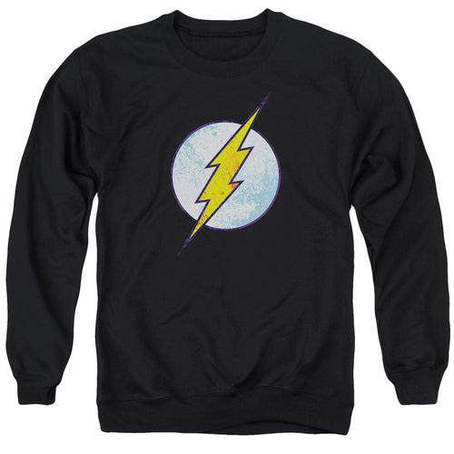 The Flash Flash Neon Distress Logo Crewneck Sweatshirt