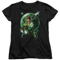 Green Lantern Galaxy Glow Womens T-Shirt