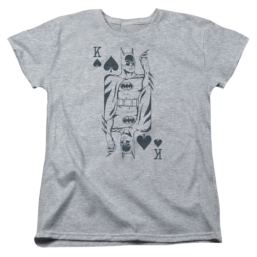 DC Comics Bat Card Womens T-Shirt