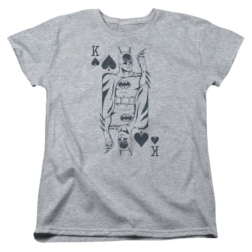 DC Comics Bat Card Womens T-Shirt