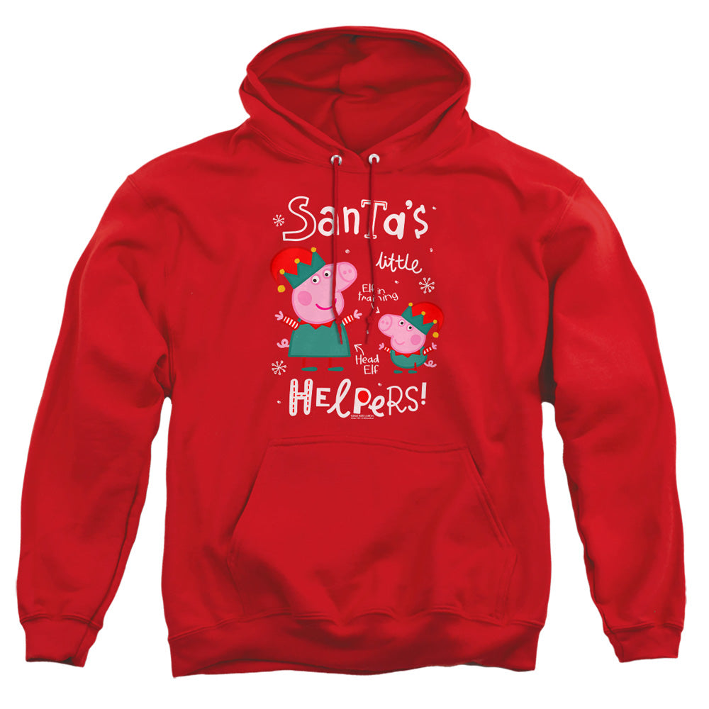 Peppa Pig And George Pig, Merry Christmas Elves Pullover Hoodie