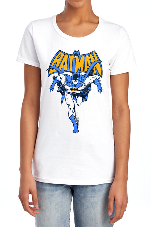 Batman Vintage Run Womens T-Shirt