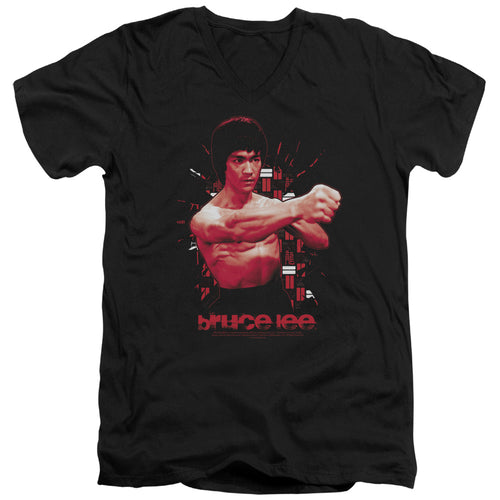 Bruce Lee The Shattering Fist V-Neck T-Shirt