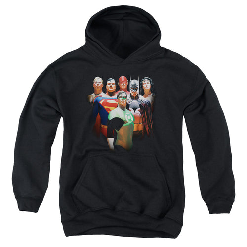 Justice League Roll Call Youth Hoodie