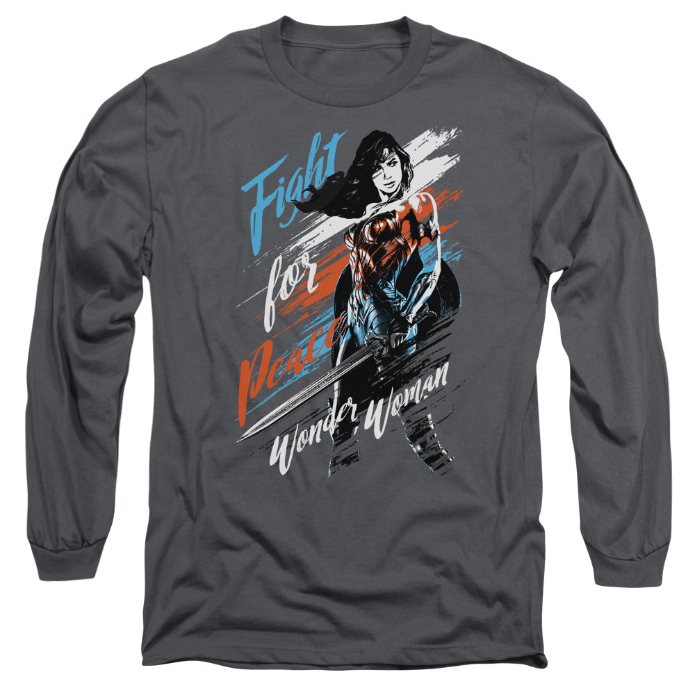 Wonder Woman (2017) Fight for Peace Long Sleeve T-Shirt