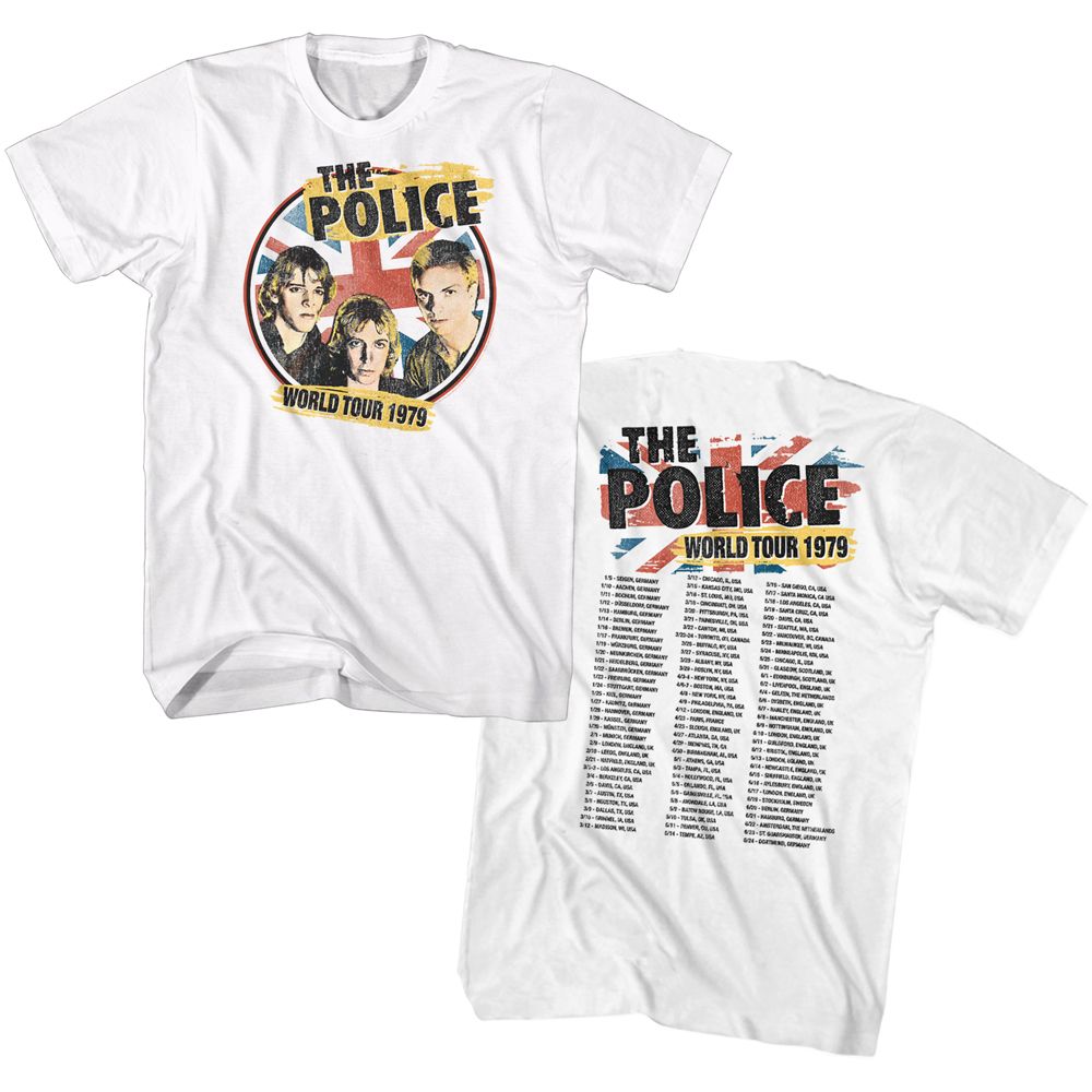 79 World Tour The Police t-shirt in white
