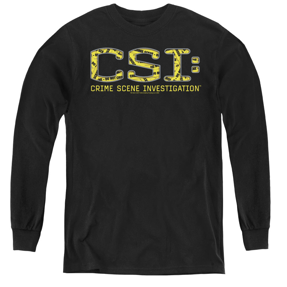 CSI Collage Logo Youth Long Sleeve T-Shirt
