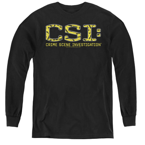 CSI Collage Logo Youth Long Sleeve T-Shirt